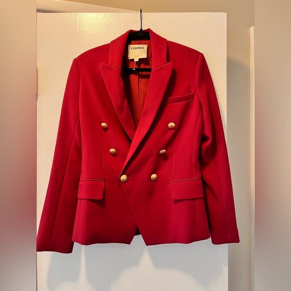 L’AGENCE Kenzie Double Breasted Blazer, Size 2 - Picture 5 of 7